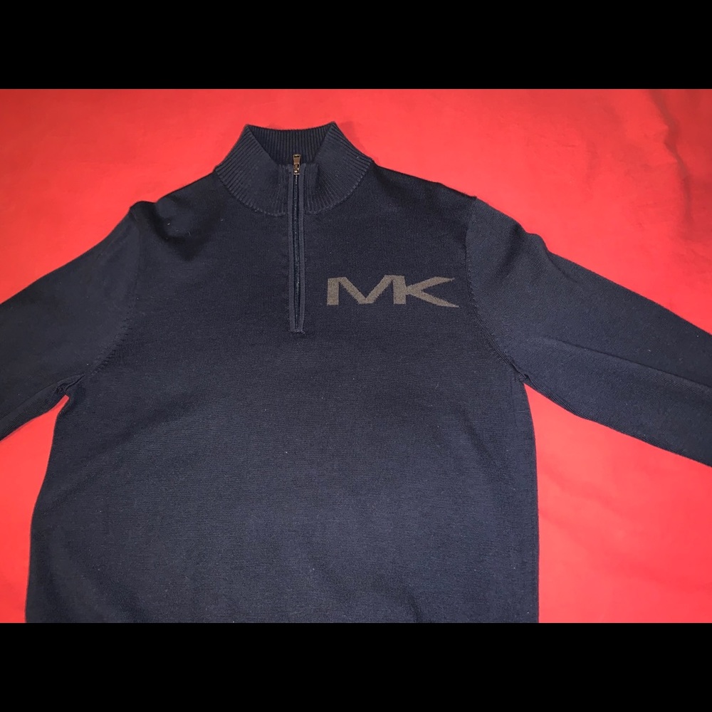 Men’s Michael Kors fleece zip up (navy blue)